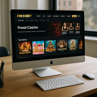 FreshBet - Desktop Platform Interface - User-Friendly Design